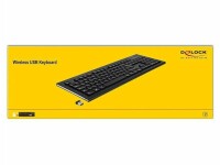 DeLock Tastatur 12671 Wireless Water Drop DE-Layout, Tastatur