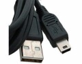 DeLock USB-Mini-Kabel 3m A-MiniB, USB 2.0, schwarz