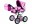 Knorrtoys Puppenwagen Ruby Princess Pink, Altersempfehlung ab: 3 Jahren, Höhenverstellbar: Ja, Detailfarbe: Pink