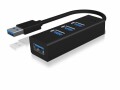 RaidSonic ICY BOX USB-Hub IB-HUB1419-U3, Stromversorgung: USB, Anzahl