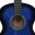Image 4 vidaXL Guitare classique pour débutants Bleu 4/4 39" Tilleul