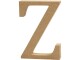 Creativ Company Holzbuchstabe Z 1 Stück, Breite: 2 cm, Höhe