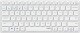 RAPOO     E9600M ultraslim keyboard - 11471     wireless, White