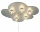 niermann STAND BY Deckenlampe Wolke Titan mit Sternen 5x E14, Leuchten