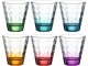 Leonardo Trinkglas Optic 215 ml, 6 Stück, Mehrfarbig, Glas