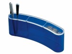 Styro Stiftehalter Butler styropen, Transparent Blau, Material