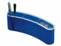 Styro Stiftehalter Butler styropen, Transparent Blau