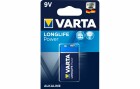 Varta Batterie Longlife Power 9 V 1 Stück, Batterietyp