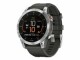 GARMIN Sportuhr Epix Gen 2, 22 mm Anthrazit/Silber, Touchscreen