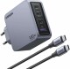 UGREEN    USB Wallcharger Nexode Pro - 25877     160W, 4-Port,PD,GaN w.Cable