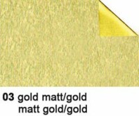 URSUS     URSUS Bastelfolie Alu 50x80cm 4442103 90g, gold/gold matt