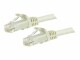 StarTech.com - 1.5m CAT6 Ethernet Cable, 10 Gigabit Snagless RJ45 650MHz 100W PoE Patch Cord, CAT 6 10GbE UTP Network Cable w/Strain Relief, White, Fluke Tested/Wiring is UL Certified/TIA - Category 6 - 24AWG (N6PATC150CMWH)