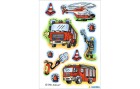 Herma Stickers Motivsticker Feuerwehr, 3 Blatt, Motiv: Feuerwehr