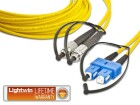 Lightwin LWL-Patchkabel FC-SC, Singlemode, Duplex, 2m