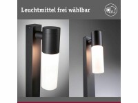 Paulmann Sockelleuchte LED Tralia E27, 10W, Anthrazit, Dimmbar