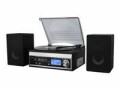 soundmaster Stereoanlage MCD1820 Schwarz/Silber, Radio Tuner: FM, DAB+