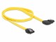 DeLock SATA3-Kabel, 50cm, gelb, rechts