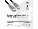 Image 10 Club3D Club 3D Kabel Premium HDMI - HDMI, 1 m