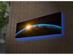 Wallxpert Bild World 30 x 90 cm, Holz, Motiv