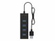 Bild 4 RaidSonic ICY BOX USB-Hub IB-HUB1409-U3, Stromversorgung: USB, Anzahl