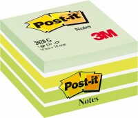 POST-IT Würfel 76x76mm 2028-G grün/450 Blatt, Kein