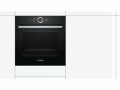 Bosch Einbaubackofen HBG676EB6 Schwarz A+, Einbaunormen: EU 60