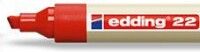 EDDING Permanent Marker 22 1.0-5.0mm 22-2 rot, Ausverkauft