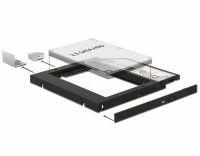 DeLock DVD-Schacht Adapter für 2.5"-HDD/SSD, Zubehörtyp: HDD/SSD