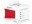 Image 2 Ultimate Guard Kartenbox XenoSkin Synergy Sidewinder 100+ Rot/Weiss