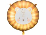 Partydeco Folienballon Löwe 70 x 67 cm, Gelb, Packungsgrösse