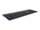 Kensington SlimType - Tastatur - USB - Spanisch - Schwarz