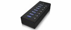 RaidSonic ICY BOX USB-Hub IB-AC618, Stromversorgung: Netzteil, USB