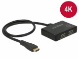 DeLock 2-Port Signalsplitter HDMI - HDMI 4K/30Hz, Anzahl Ports