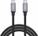 AUKEY     Impulse Cable USB-C to C bl. - CBCD5     1.0m Nylon Alu