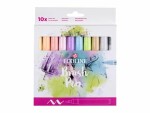 Talens Fasermaler Ecoline Pastell 10er Set, Set: Ja, Effekte