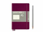 Leuchtturm Notizbuch Paperback Softcover B6, Dot, Weinrot