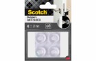 3M Schutzpuffer Anti Shock, Ø 22 mm, Transparent, 4er