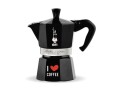 Bialetti Espressokocher Moka Express I love Coffee 3 Tassen
