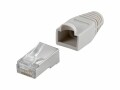 Wirewin Stecker RJ45 Cat.6 100 Stück, geschirmt, Grau