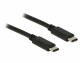 DeLock USB2.0 Kabel, C - C, 50cm, SW, Typ