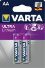 Varta Batterie Lithium ULTRA LITHIUM, Mignon, AA, LR6, 1.5V / 2900mAh, 2 Stück, 3 Pack Bundle