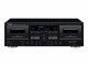 Image 2 Teac W-1200 - Dual cassette deck - black