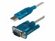 StarTech.com - 3ft USB to RS232 DB9 Serial Adapter Cable - M/M