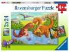 Ravensburger Puzzle Spielende Dinos, Motiv: Tiere, Altersempfehlung ab