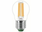 Philips Lampe E27, 2.3W (40W), Warmweiss, Energieeffizienzklasse EnEV