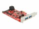 Bild 3 DeLock Host Bus Adapter Controller PCI-Ex1- 2x SATA3, 2x