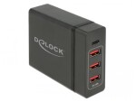 DeLock USB-Wandladegerät 63974 3x USB-A + 1x USB-Type-C PD