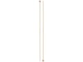 Prym Stricknadeln Bambus 3.25 mm, 33 cm, Material: Bambus
