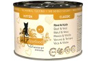 catz finefood Nassfutter Kitten No.07 Rind & Kalb, 6 x