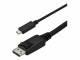 StarTech.com - 3.3 ft / 1 m USB C to DisplayPort Cable - 4K 60Hz - Black